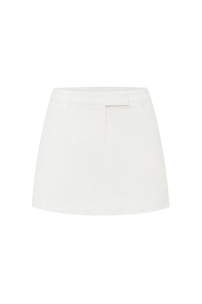 ZION MINI SKIRT - WHITE - 19_e8b6662f-29d9-41f9-b9fa-58f2a490f7ca