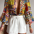 FLEETWOOD BLOUSE - PHAEDRA PRINT