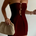 NELLIE MINI SKIRT - WINE