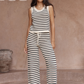 CHERIE PANT - SAND/BLACK