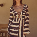 AZURE MINI DRESS - NORIA PRINT