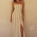 RAVELLO MAXI DRESS - CREAM