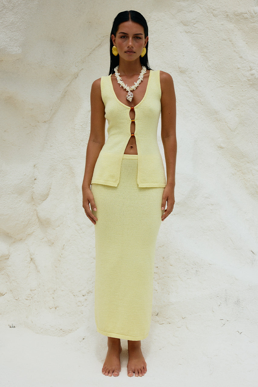 NADINA MIDI SKIRT - LEMON XL - 240416_RUNAWAYTHELABEL_WATERSTUDIO93148