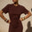 TAYLOR MINI DRESS - CHOCOLATE