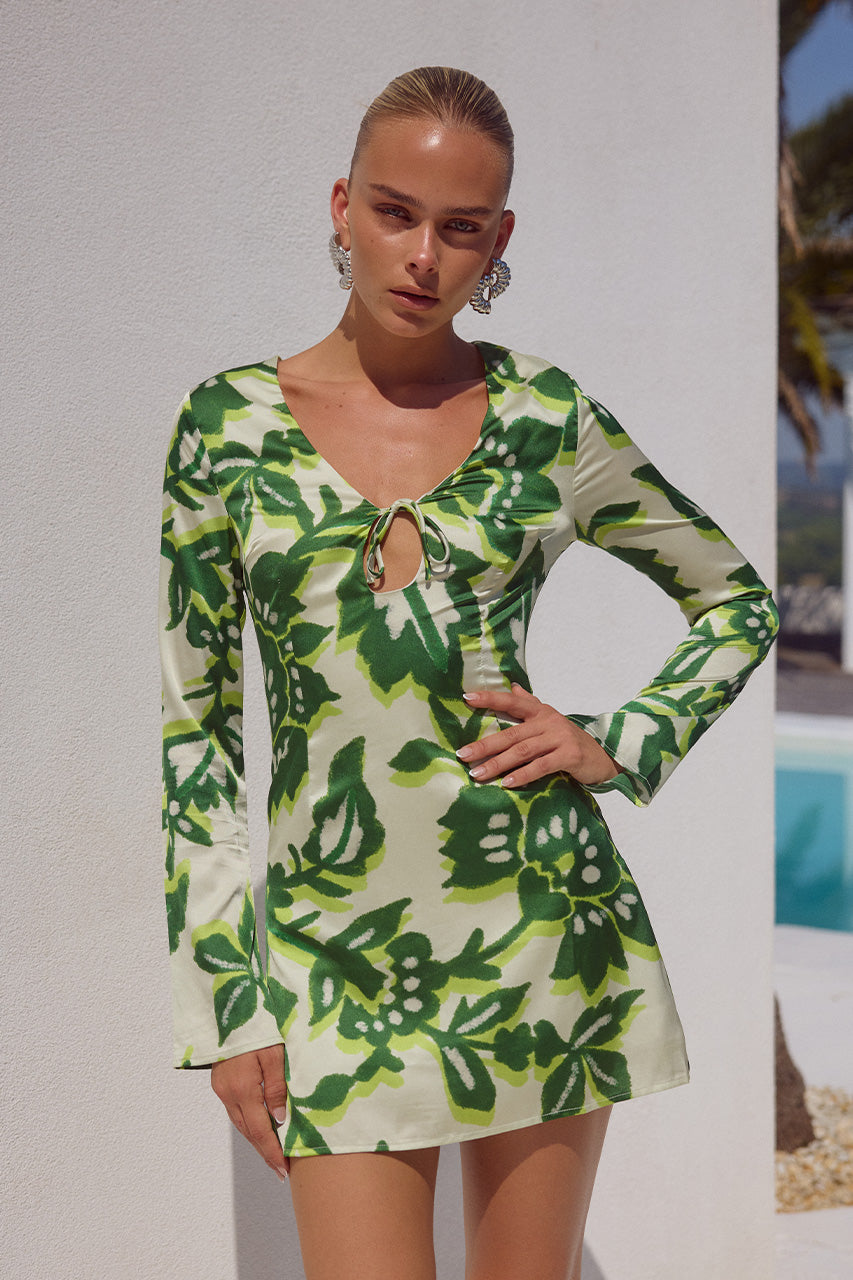 MIRAGE MINI DRESS - LUELA PRINT - 241008_RUNAWAY3339