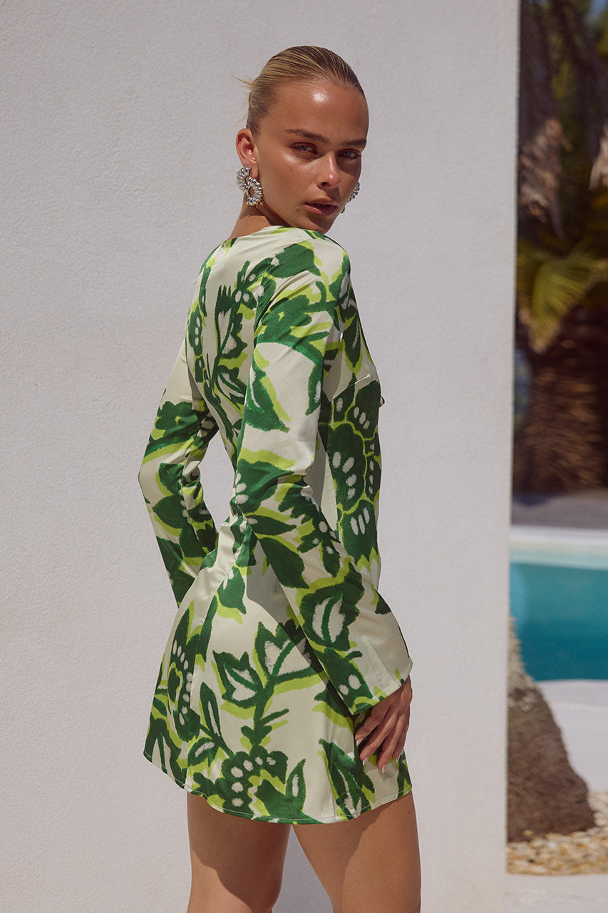 MIRAGE MINI DRESS - LUELA PRINT - 241008_RUNAWAY3360