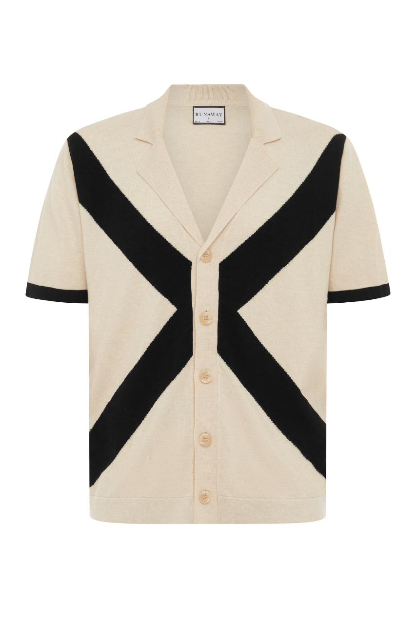 ARCHIE SHIRT - SAND/BLACK - 2_43159c06-93ce-43f2-b069-f09cf193b2af