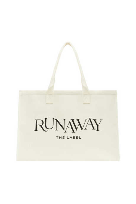 RUNAWAY CANVAS BAG - CREAM