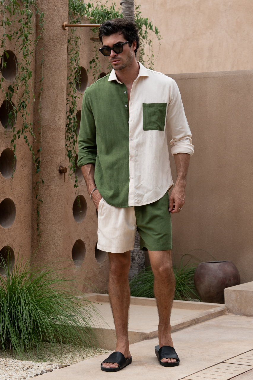 CALEB SHIRT - KHAKI/SAND - 44_b2e47022-3e1f-4b15-8cdc-ae3ab0ae50aa