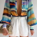 FLEETWOOD BLOUSE - AINSLEY PRINT