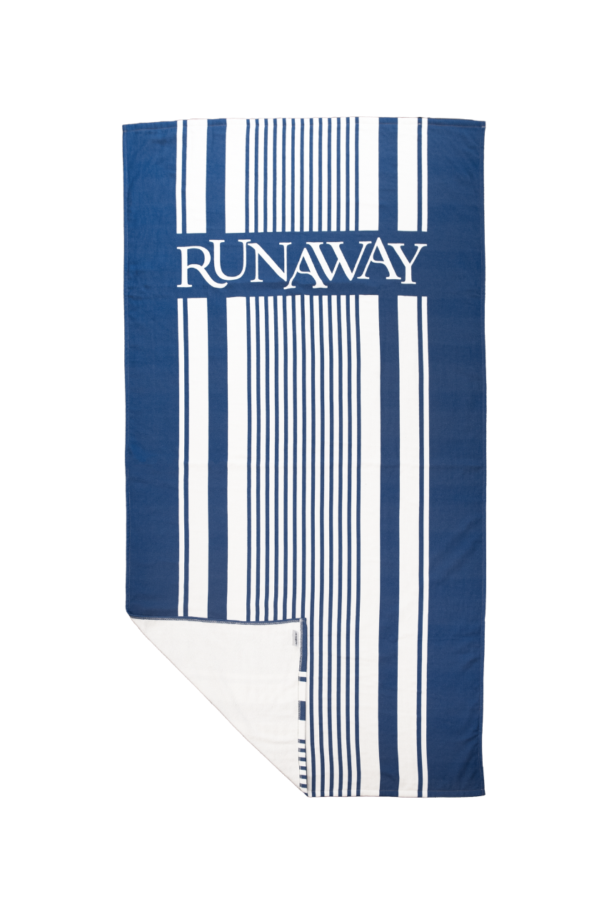 RUNAWAY BEACH TOWEL - BLUE STRIPE - 9_a4b08ca6-4ce0-403d-9a01-56bc55f41bb4