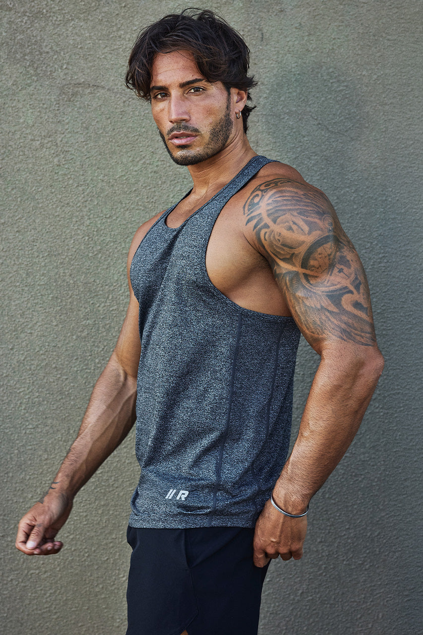 ACE MUSCLE TANK TOP - GREY