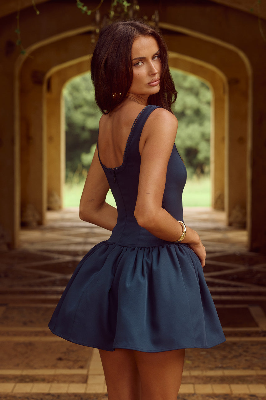 ADALINE MINI DRESS - NAVY - ADALINEMINIDRESSNAVY_5
