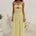 ADDISON RUCHED BODY MAXI DRESS - BUTTER