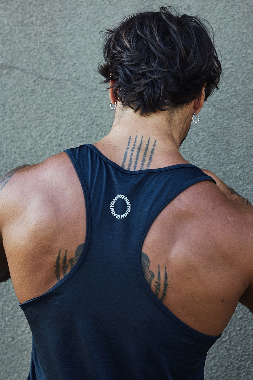 ADONIS MUSCLE TANK TOP - MIDNIGHT BLUE