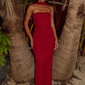 ALESSI MIDI DRESS - RED