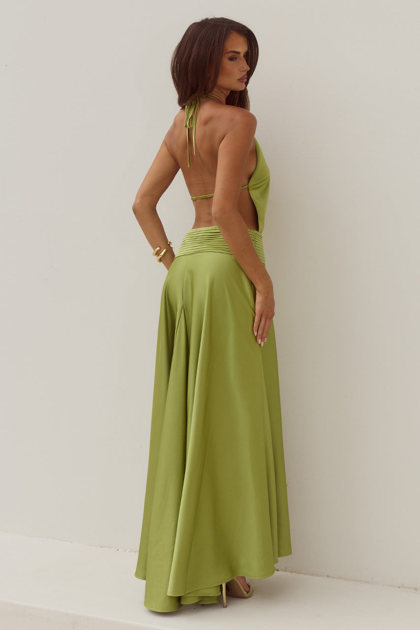 AMADINE DEEP V PLUNGE MAXI DRESS - OLIVE - AMADINEDEEPVPLUNGEMAXIDRESS-OLIVE-08