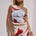 AMOREE ONE SHOULDER TIE TOP - AMOREE RED