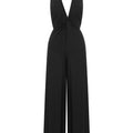 ARLETTE HALTER JUMPSUIT  - BLACK