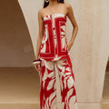 ARLETTE PALAZZO PANT - ARLETTE RED