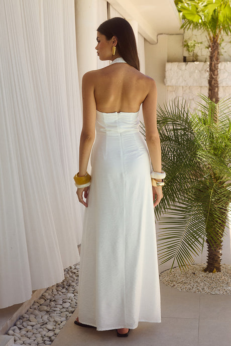 ARLI MAXI DRESS - WHITE