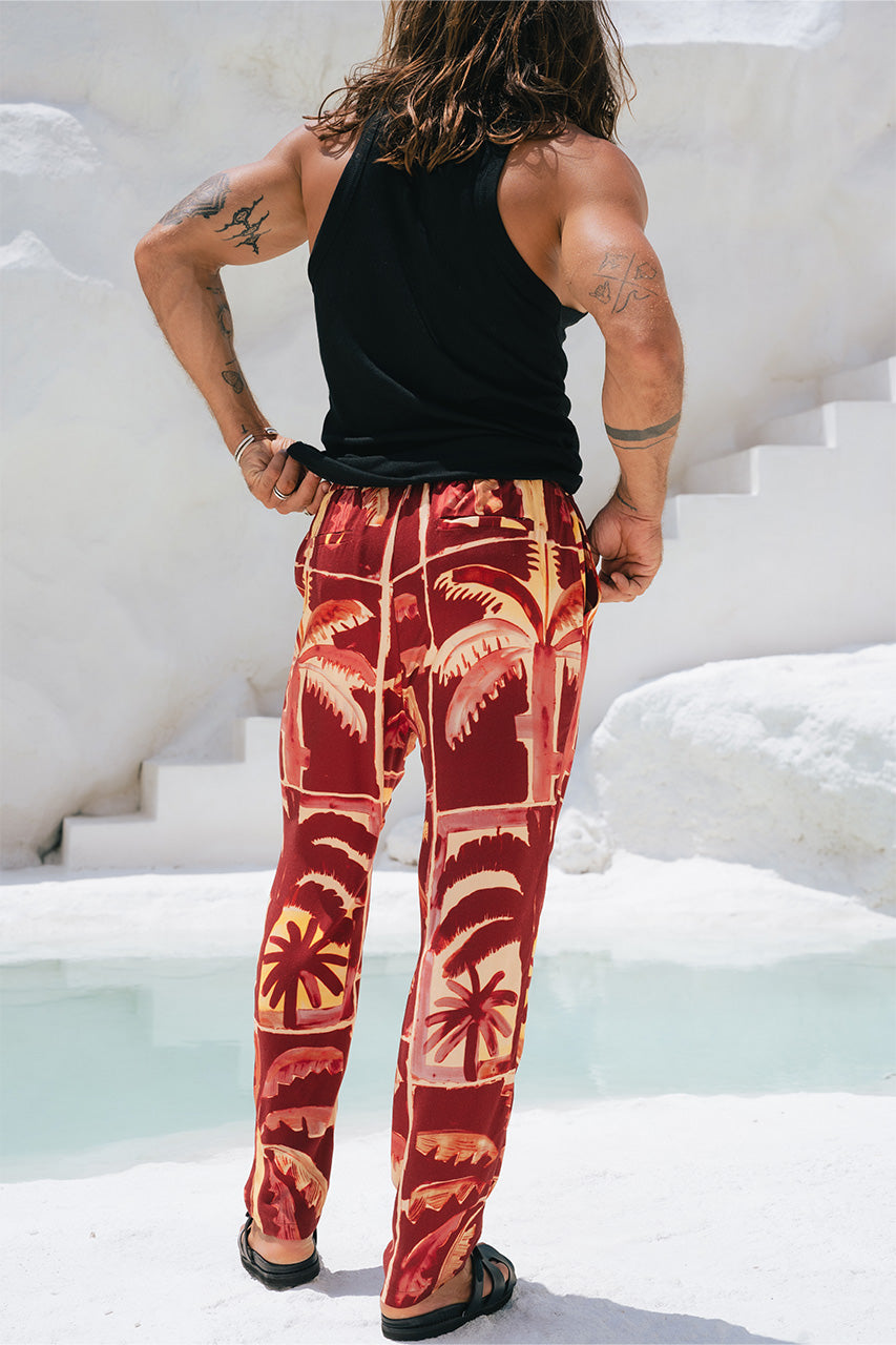 ARLO PANT - WINE - ARLOPANTARLOPRINTxTYLERSINGLETBLACK