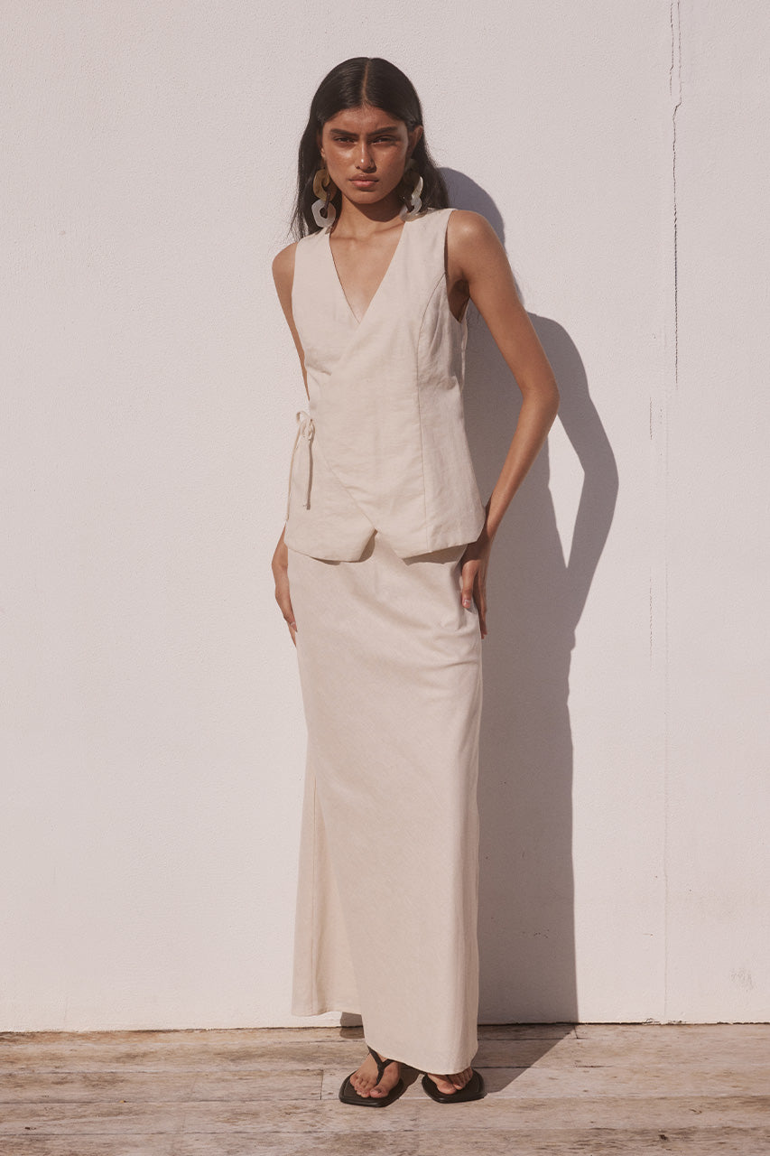 ASCEND MAXI SKIRT - SAND XXL - ASCENDVESTXTILLYMAXISKIRT-SAND_4