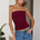 ASHTON STRAPLESS TOP - BERRY