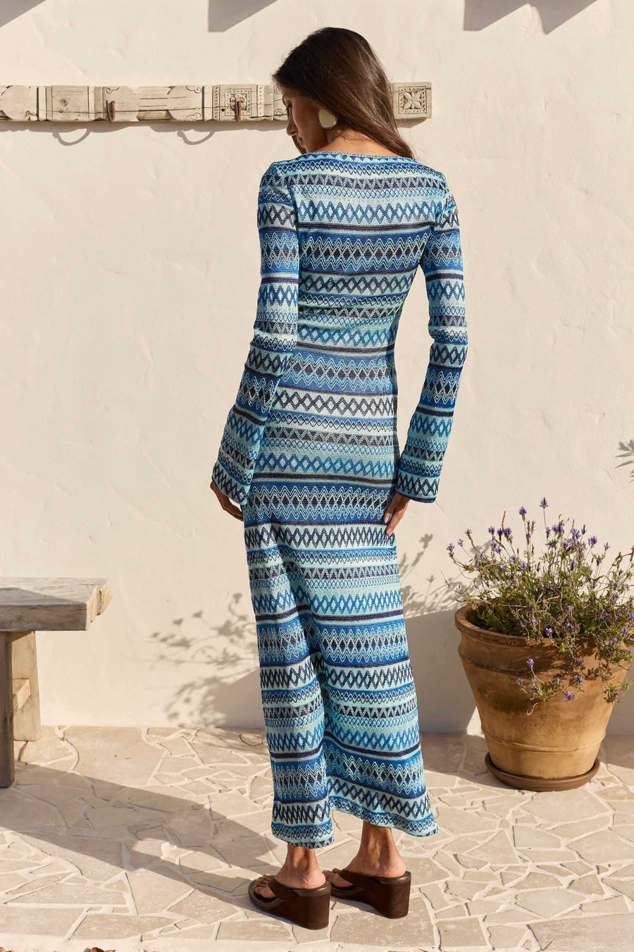 ASTRA LONG SLEEVE MAXI DRESS - ROMMI BLUE - ASTRALONGSLEEVEMAXIDRESS-ROMMIBLUE-4