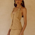 ASTRID HOT SHORT - CAMEL