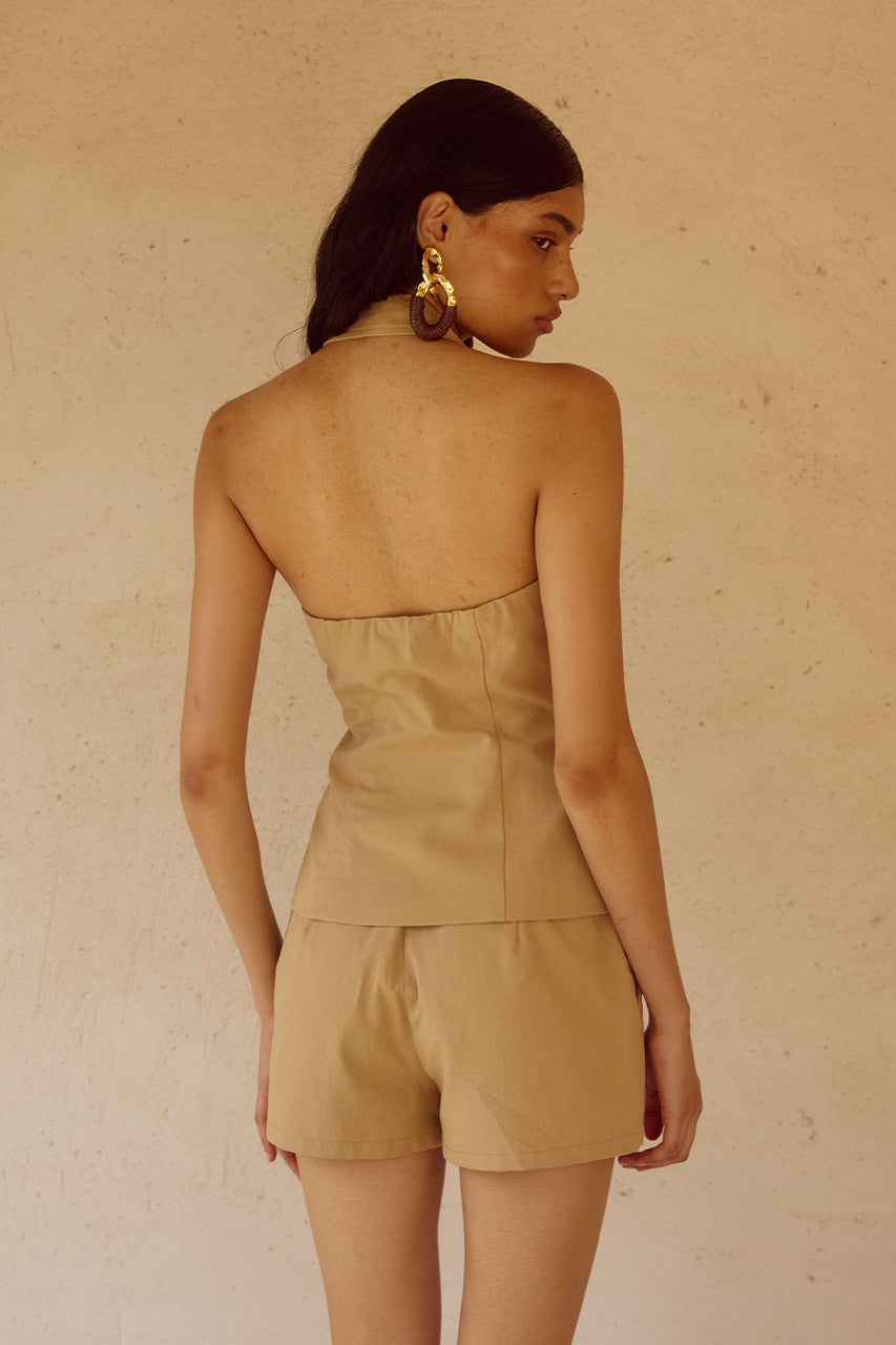 ASTRID HOT SHORT - CAMEL - ASTRIDTOPCAMELxASTRIDHOTSHORTCAMEL_5_97100b80-1b52-48dd-85dd-16e6202ee292
