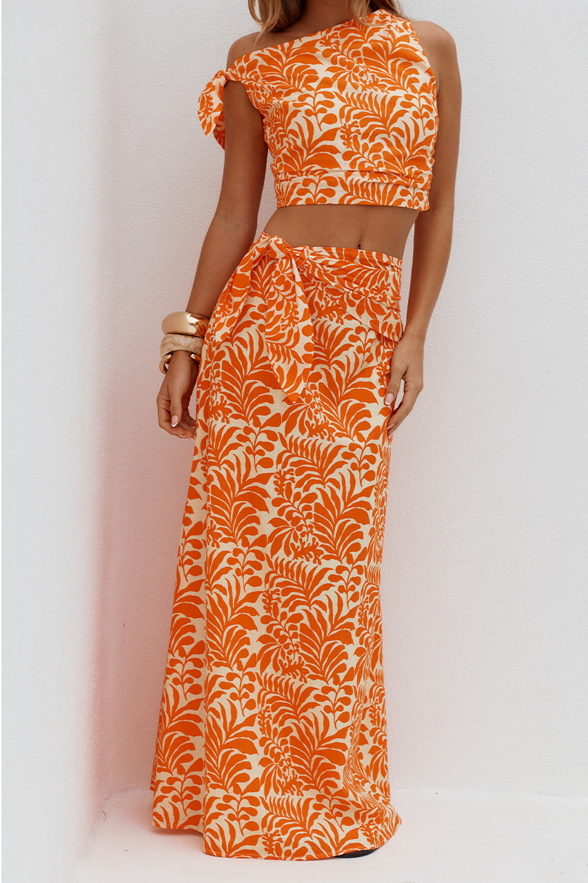 AZARIAH SIDE TIE MAXI SKIRT - AZARIAH ORANGE - AZARIAHOFFSHOULDERTIETOPXAZARIAHSIDETIEMAXISKIRT-AZARIAHORANGE-4