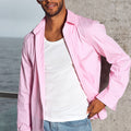 BARERETO LONG SLEEVE SHIRT - PINK STRIPE