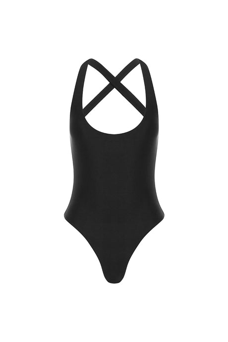 LAYLAH BODYSUIT - BLACK