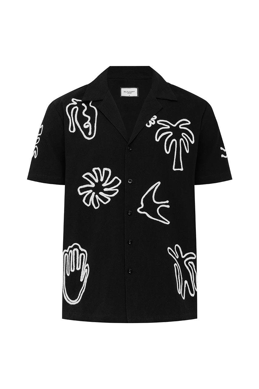 BRODIE SHORT SLEEVE SHIRT - BLACK - BRODIE_SHORT_SLEEVE_SHIRT_-_BLACK
