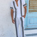 BROOKS PANT - WHITE/BLACK