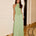 CALIANA HIGH NECK MAXI DRESS - FERN