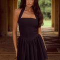 CARMEN MINI DRESS - BLACK