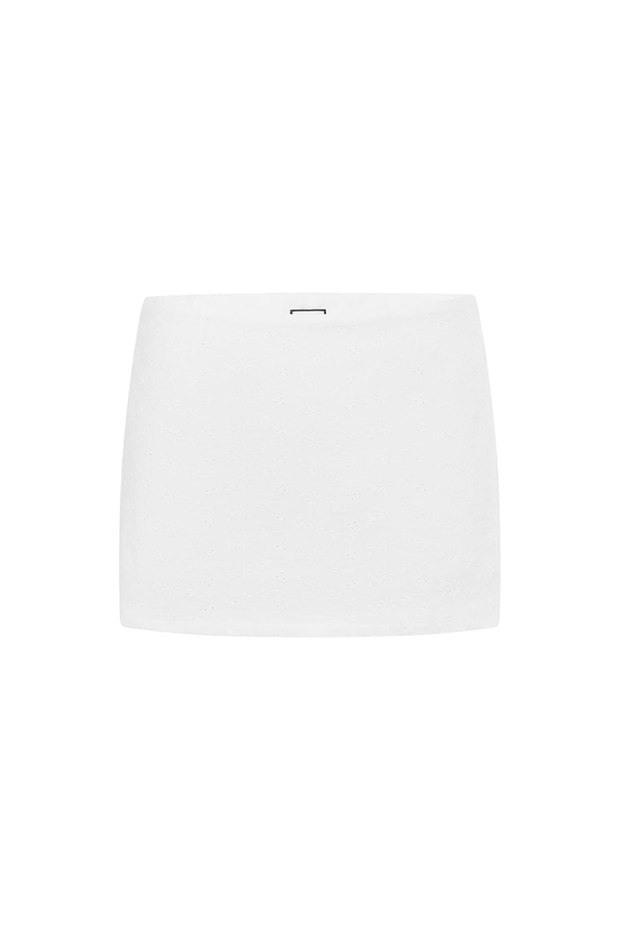 CARRIE LOW WAIST MINI SKORT - WHITE - CARRIELOWWAISTMINISKORT-WHITE