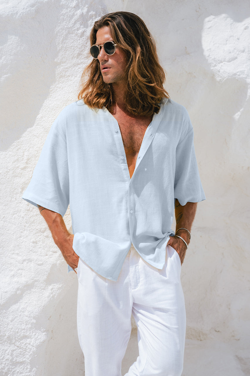 CASSIAN SHIRT - SKY BLUE
