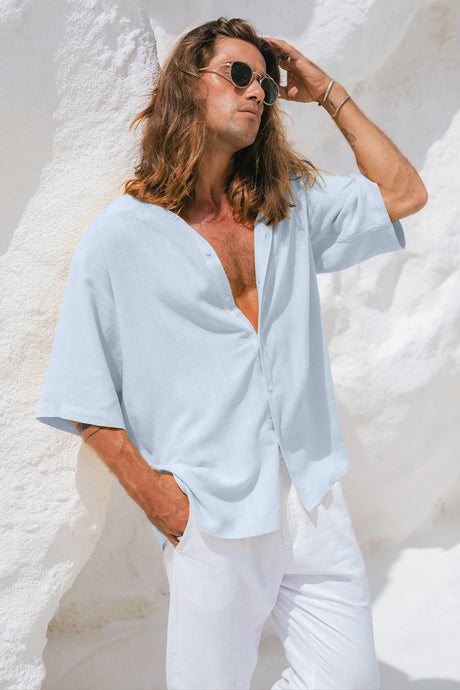 CASSIAN SHIRT - SKY BLUE