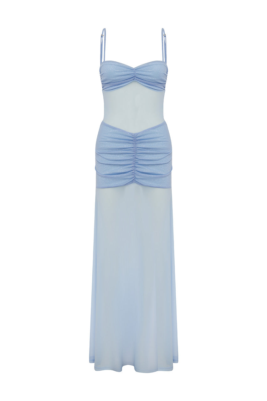 CASSIE GLITTER MESH MAXI DRESS - BLUEBELL - CASSIEGLITTERMESHMAXIDRESS-10