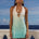 CATIANA MINI DRESS - AQUA OMBRE