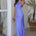 CHARA LOW CROSS BACK MAXI DRESS - PERIWINKLE
