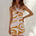 CLAIRE HALTER MINI DRESS - RITALI SWIRL PINK