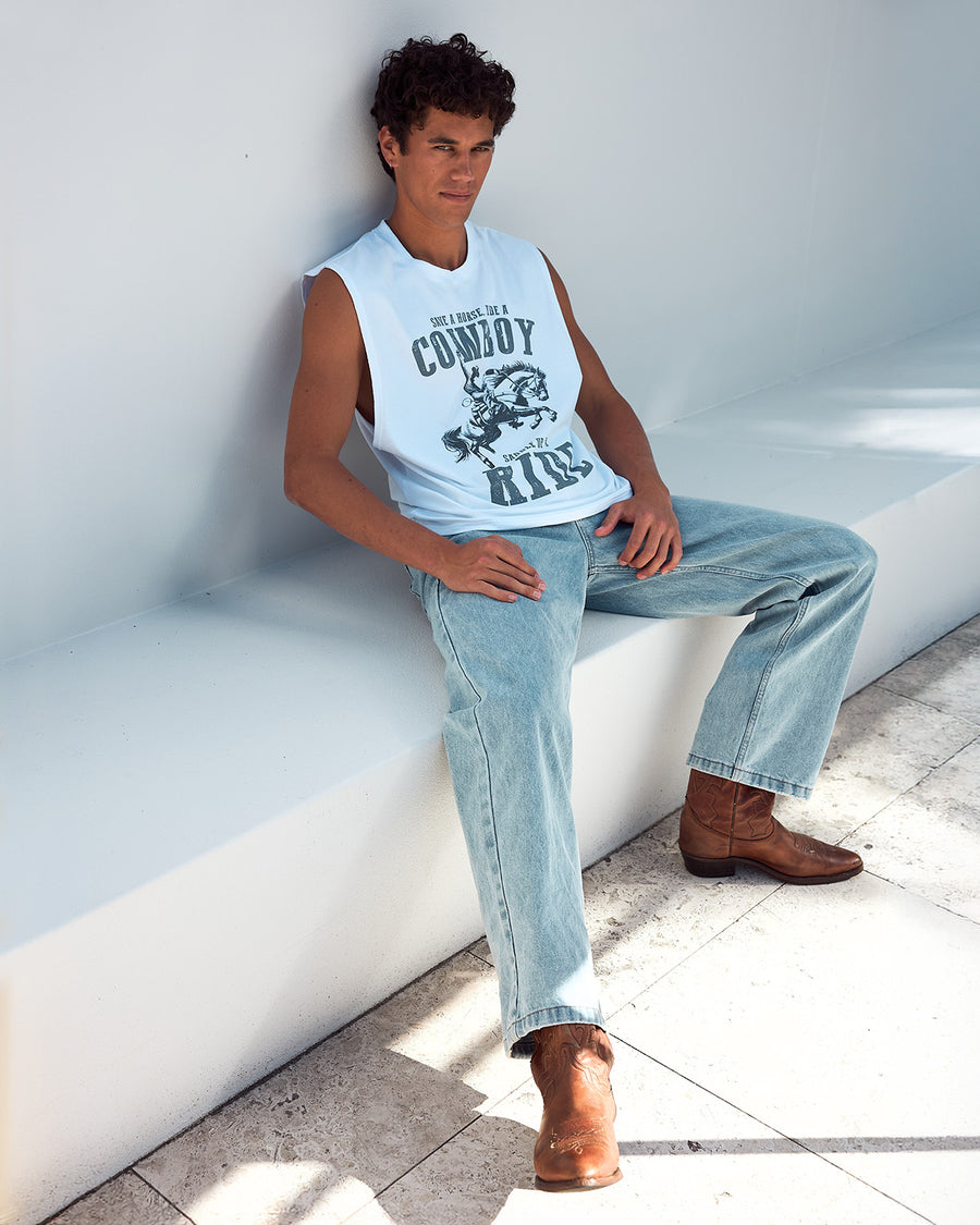COLT GRAPHIC TANK - WHITE - COLTTANK-WHITEBLACK