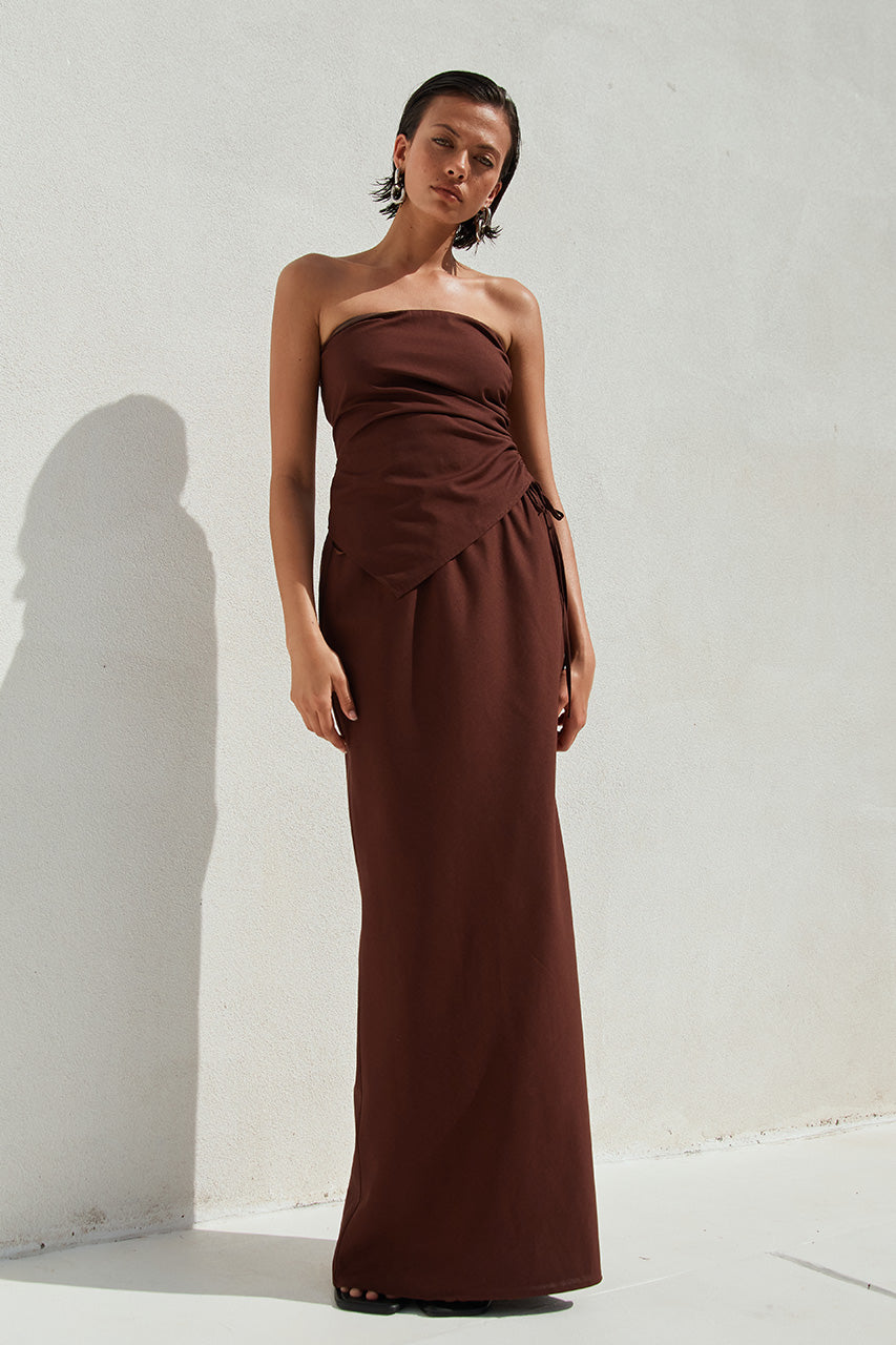COMALIE MAXI SKIRT - CHOCOLATE - COMALIETOPCHOCOLATExCOMALIEMAXISKIRTCHOCOLATE_c4d40ae3-e850-4025-abd8-18d6b5069938