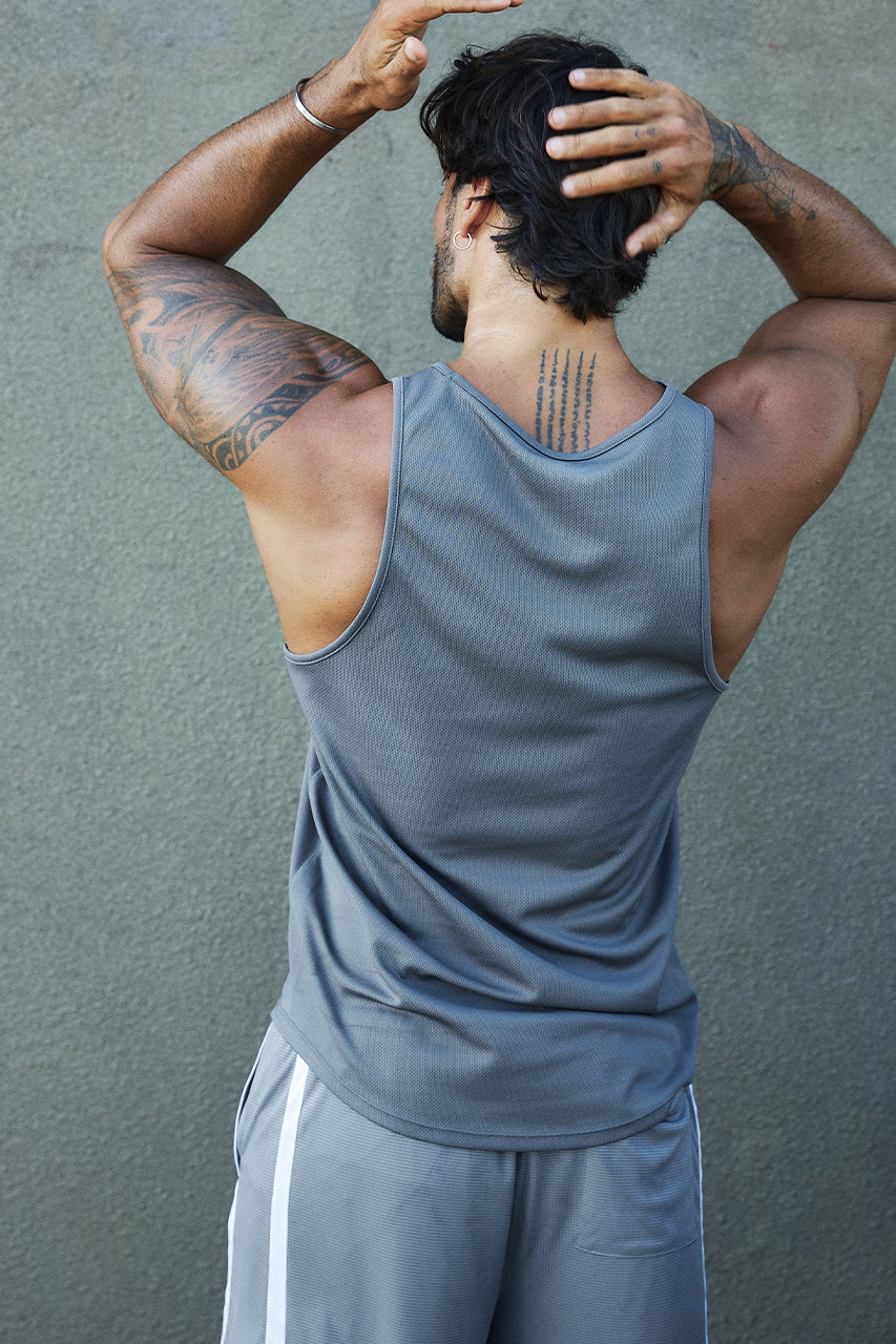 COSMO MUSCLE TANK TOP - GREY