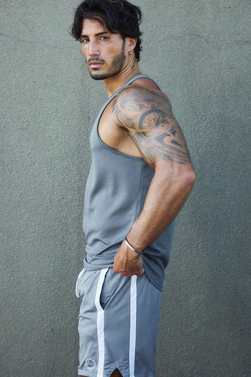 COSMO MUSCLE TANK TOP - GREY