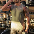 DASH FITTED TANK TOP - KHAKI